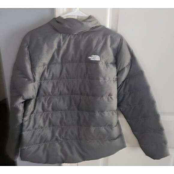 The North Face Womens Minoqua Down Jacket Heathered Grey Size Large - Picture 2 of 4